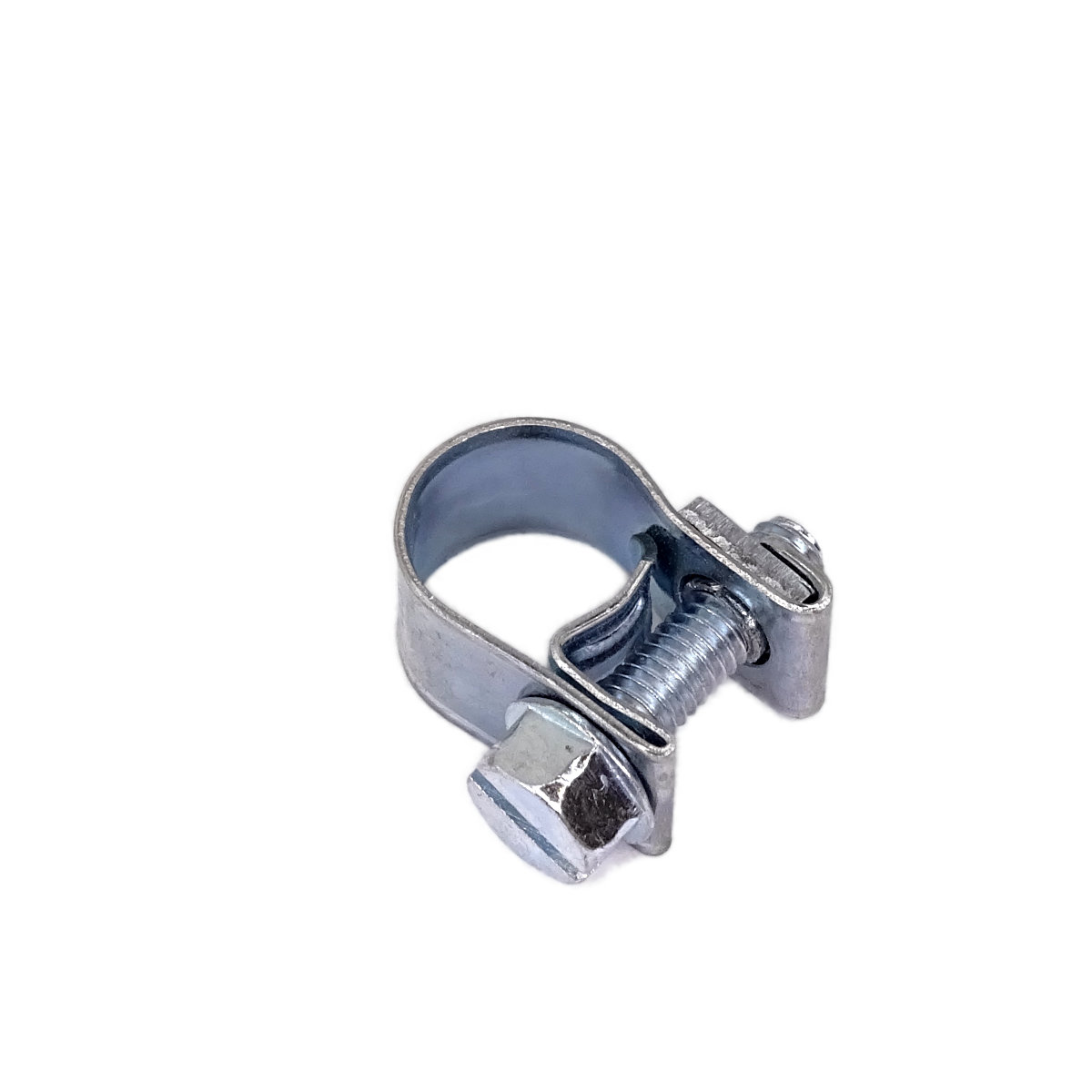 Schraubschelle mit 8 - 10 mm Spannbereich, 9 mm Bandbreite, W1 Stahl verzinkt