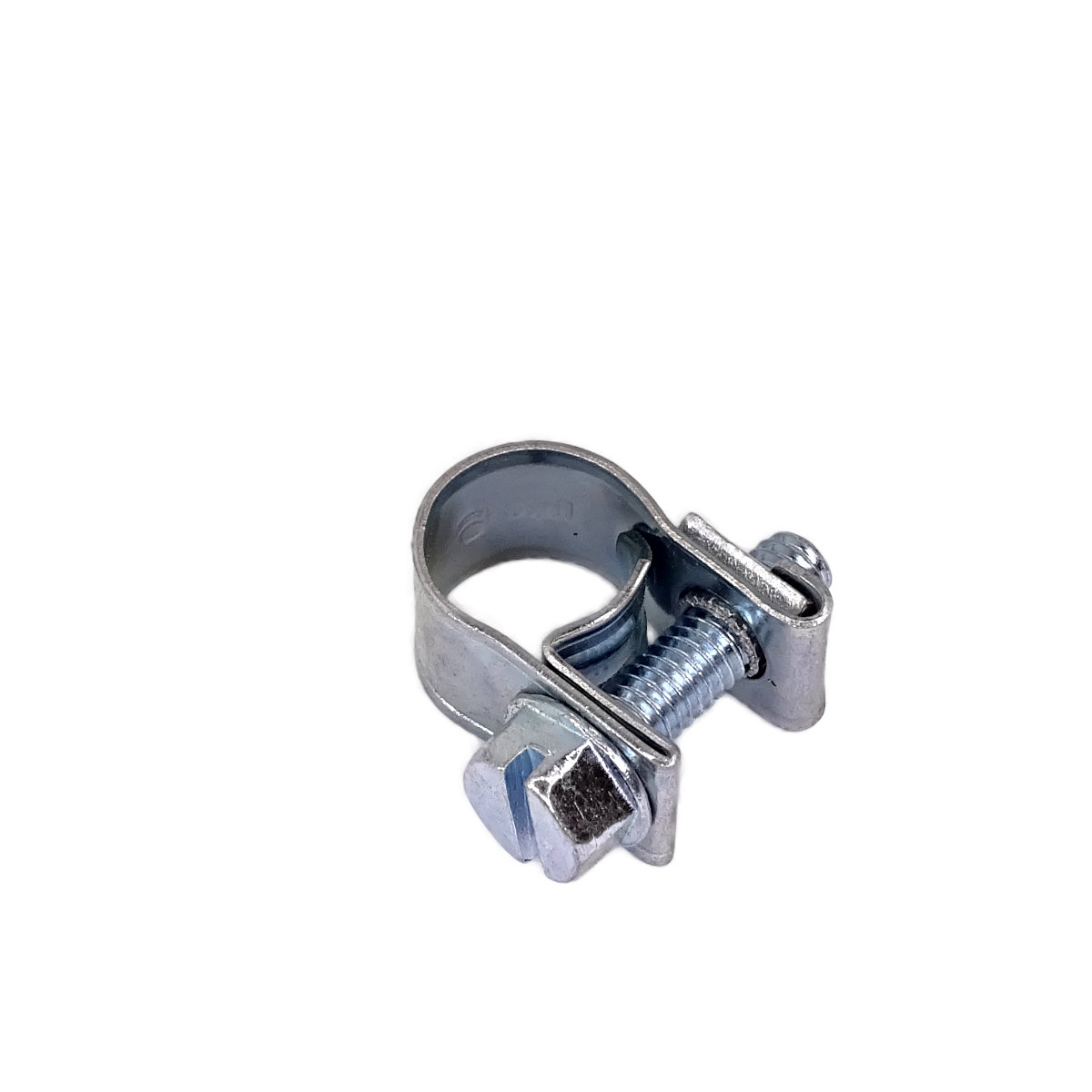 Schraubschelle mit 7 - 9 mm Spannbereich, 9 mm Bandbreite, W1 Stahl verzinkt