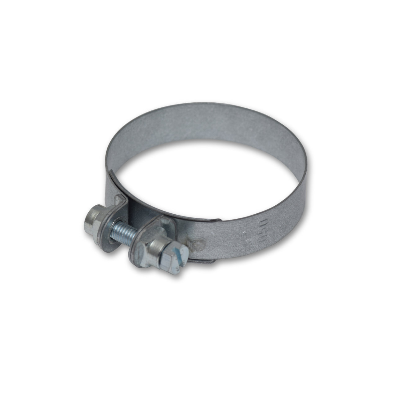 Spannbackenschelle mit 49 - 50 mm Spannbereich, 12 mm Bandbreite, W1, DIN 3017-2 Spannbackenschelle mit 49 - 50 mm Spannbereich, 12 mm Bandbreite, W1, DIN 3017-2