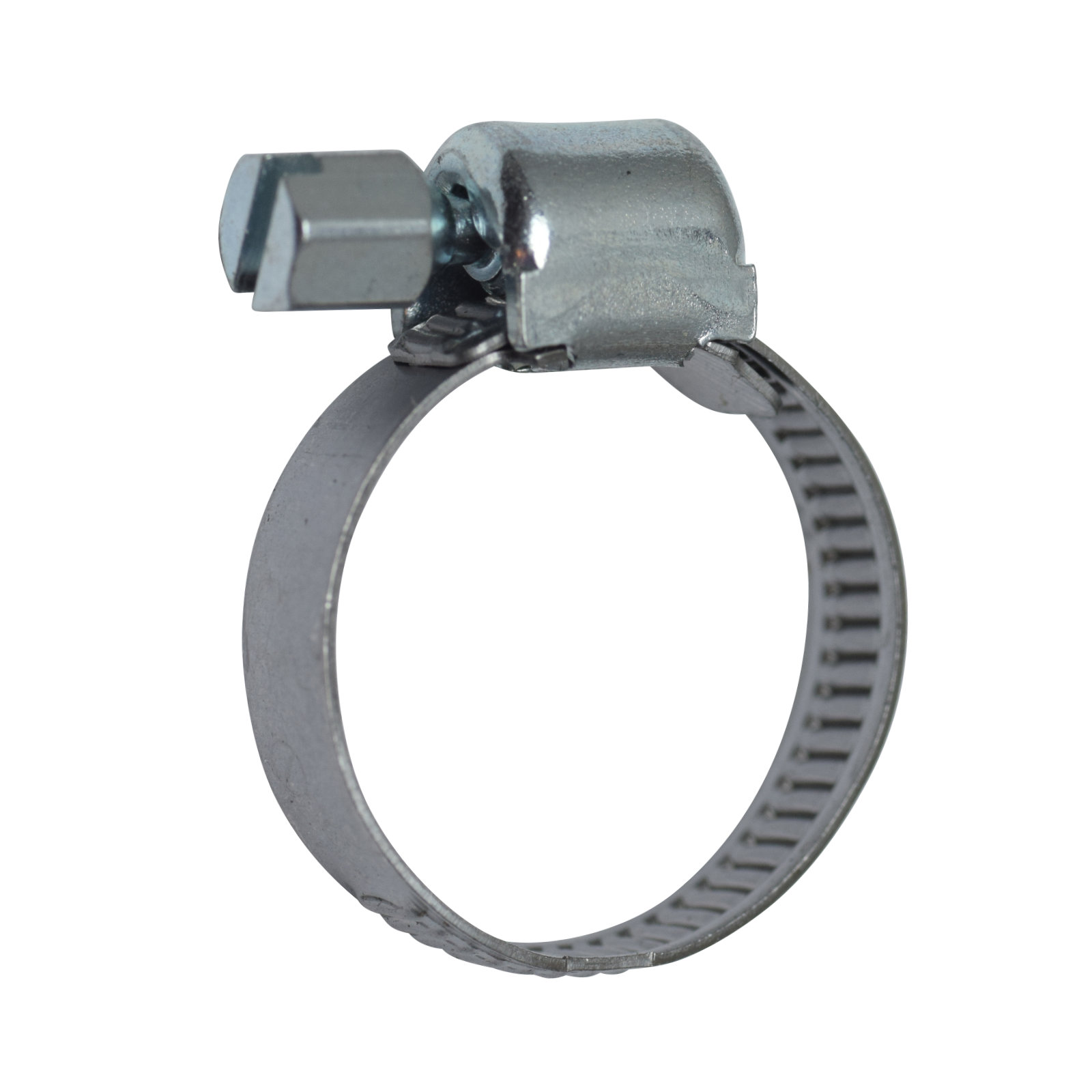 Schraubschelle mit 10 - 18 mm Spannbereich, 5 mm Bandbreite, W2 Stahl verzinkt